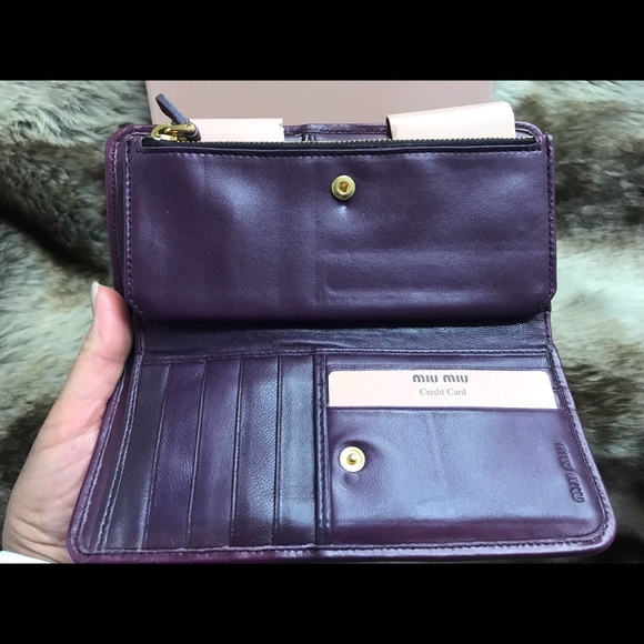 Miu Miu Nappa Long Wallet - Picture 2 of 8